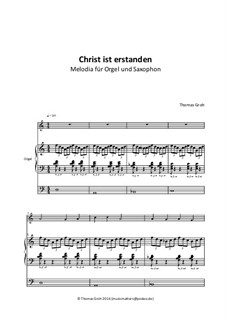 Christ ist erstanden (Melodia): Christ ist erstanden (Melodia) by Unknown (works before 1850)