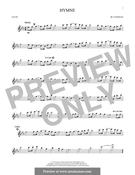 Hymne: Для флейты by Vangelis