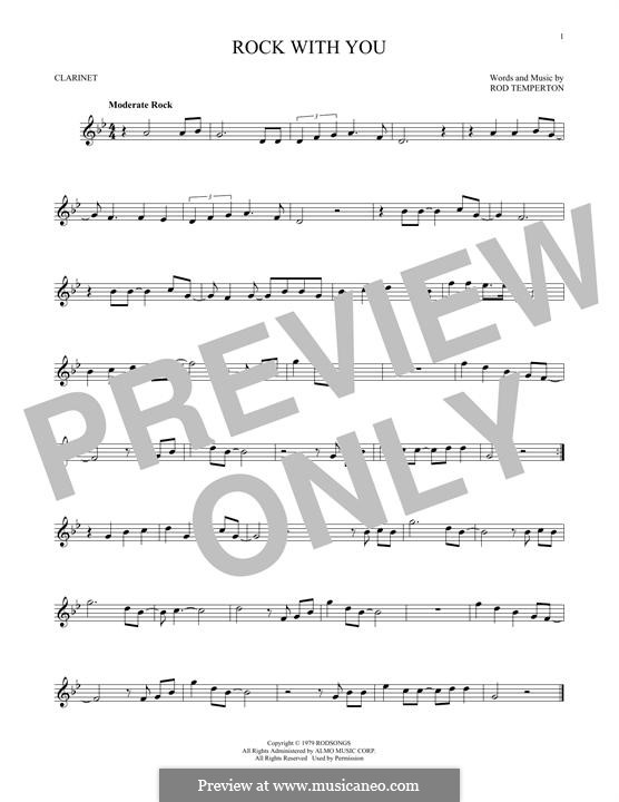 Rock with You (Michael Jackson): Для кларнета by Rod Temperton