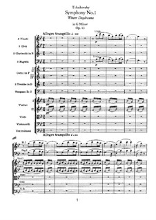 Симфония No.1 соль минор 'Зимние грёзы', TH 24 Op.13: Часть I by Петр Чайковский