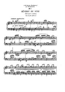 Шесть пьес для фортепиано, TH 133 Op.19: Весь сборник by Петр Чайковский