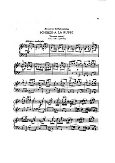 Две пьесы для фортепиано, Op.1: Сборник, TH 122, 124 by Петр Чайковский