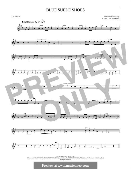 Blue Suede Shoes (Elvis Presley): Для трубы by Carl Lee Perkins