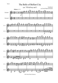 6 duos: For clarinets by folklore, Торла О'Каролан, Дэвид Соломонс