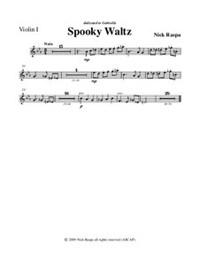 No.1 Spooky Waltz: Violin 1 part by Ник Raspa