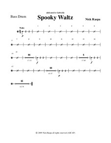 No.1 Spooky Waltz: Bass drum part by Ник Raspa