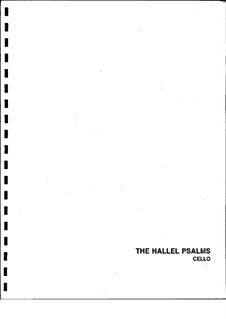 Hallel Psalms (Instrumental Parts Only): Hallel Psalms (Instrumental Parts Only) by Bonia Shur