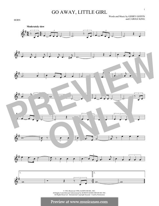 Go Away, Little Girl: For horn by Carole King, Gerry Goffin