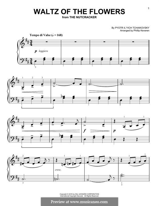 No.8 Вальс цветов: Для фортепиано by Петр Чайковский