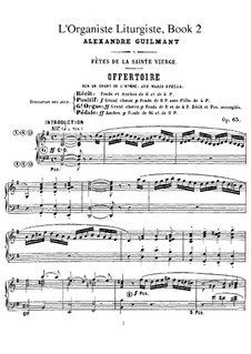 L'organiste liturgiste, Op.65: Книга II by Александр Гильман
