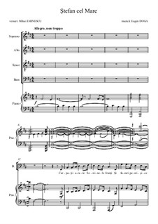 Ştefan cel Mare: Для хора и фортепиано by Евгений Дога