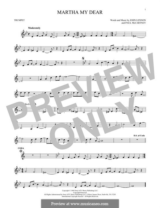 Martha My Dear (The Beatles): Для трубы by John Lennon, Paul McCartney