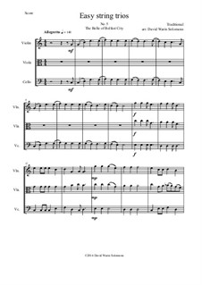 15 easy string trios: No.5 The Belle of Belfast city (I'll tell my ma) by folklore