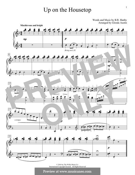 Up on the House Top: Для фортепиано by Benjamin Russel Hanby