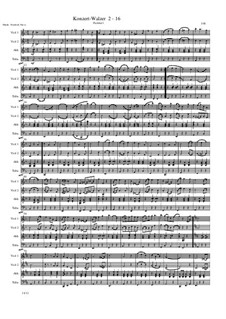 Konzert-Walzer 2-16: Konzert-Walzer 2-16 by Friedrich Gross