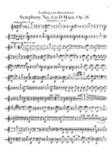 Все части: Партии труб by Людвиг ван Бетховен