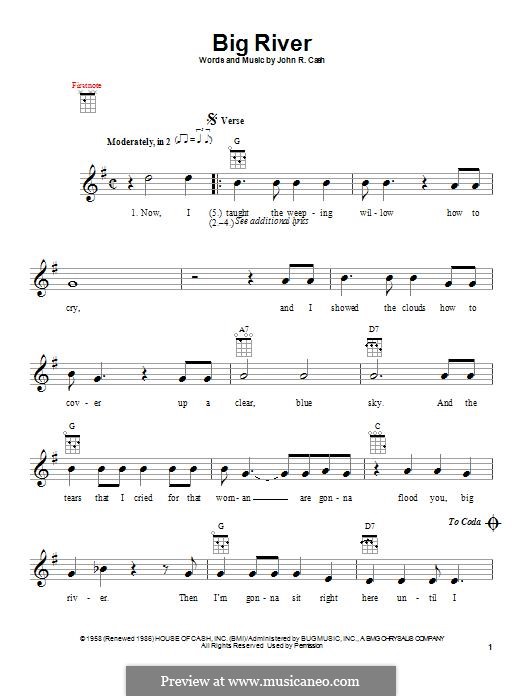Big River: Для укулеле by Johnny Cash
