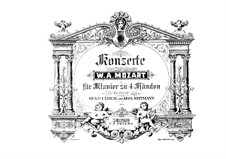 Концерт для фортепиано с оркестром No.22 ми-бемоль мажор, K.482: Аранжировка для фортепиано в 4 руки by Вольфганг Амадей Моцарт
