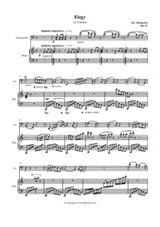 Elegy, Op.23: Элегия by Ali Jahangard