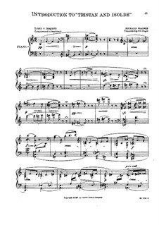 Фрагменты: Вступление к первому акту, для фортепиано. Версия О. Зингера by Рихард Вагнер