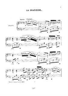 Six mélodies caractéristiques, Op.60: No.3 La gracieuse by Эдуард Вольф