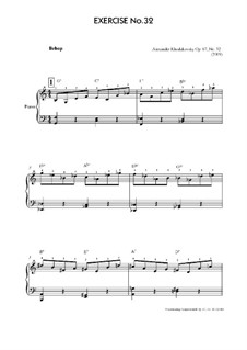 Упражнение No.32, Op.67: Упражнение No.32 by Александр Ходаковский