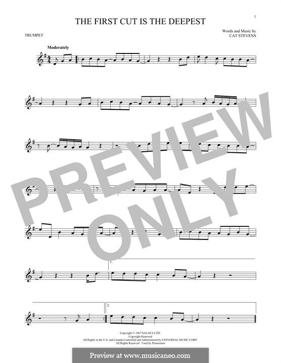 The First Cut Is the Deepest: Для трубы by Cat Stevens