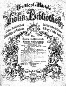 Элегическая поэма, Op.12: Для скрипки и фортепиано – сольная партия by Эжен Изаи