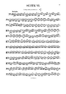 Сюита для виолончели No.6 ре мажор, BWV 1012: Для одного исполнителя by Иоганн Себастьян Бах