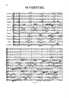 Сюита для оркестра No.4 ре мажор, BWV 1069: Партитура by Иоганн Себастьян Бах