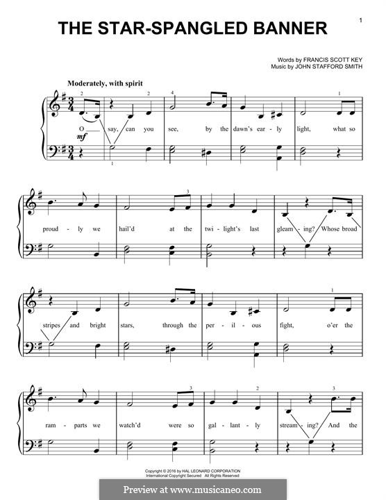 Piano version: Для одного исполнителя by Джон Стаффорд Смит