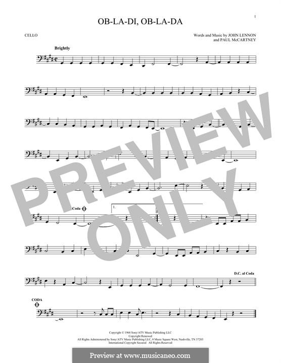 Instrumental version: Для виолончели by John Lennon, Paul McCartney