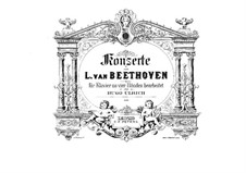 Весь концерт: Версия для фортепиано в четыре руки by Людвиг ван Бетховен