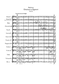 Эгмонт, Op.84: Увертюра by Людвиг ван Бетховен