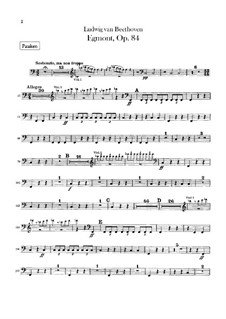 Эгмонт, Op.84: Партия литавр by Людвиг ван Бетховен