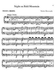 Ночь на лысой горе: Партия виолончели и контрабаса by Модест Мусоргский
