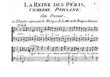 La Reine des Péris: Акт I by Жак Обер