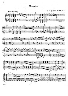 Шесть дуэтов для гитар, Op.24: Марш by Леонгард фон Калль