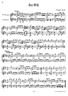 Три дуэта для двух гитар, Op.48: Дуэт No.2 by Фердинандо Карулли