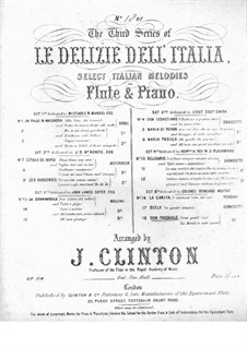 Дон Паскуале: Come gentil and La morale in tutto, for flute and piano by Гаэтано Доницетти