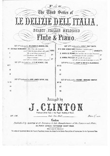 Дон Себастьян: O lisbono, o patria mia and In terra sola, for flute and piano by Гаэтано Доницетти