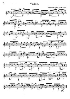 Récréation du guitariste (The Guitarist's Break), Op.51 : No.8 Waltz by Наполеон Кост
