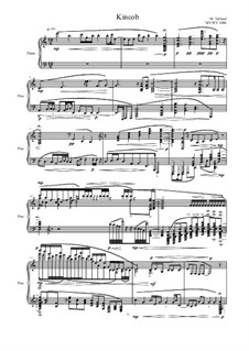 Kincob for piano, MVWV 1080: Kincob for piano by Maurice Verheul