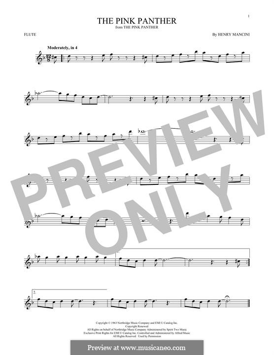 Instrumental version: Для флейты by Henry Mancini