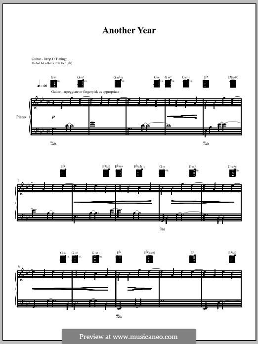 Another Year: Для голоса и фортепиано (или гитары) by Amanda Palmer
