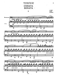 Соната для виолончели и фортепиано ля минор, Op.36: Партитура by Эдвард Григ