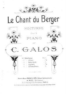 Ноктюрн No.3 'Le chant du berger', Op.17: Для фортепиано by C. Galos