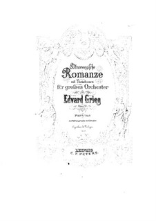 Старонорвежский романс с вариациями, Op.51: Для оркестра by Эдвард Григ