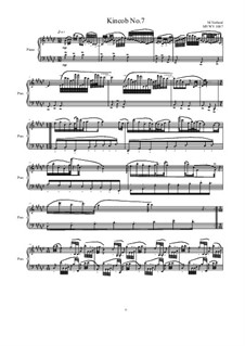 Kincob No.7 for piano, MVWV 1087: Kincob No.7 for piano by Maurice Verheul