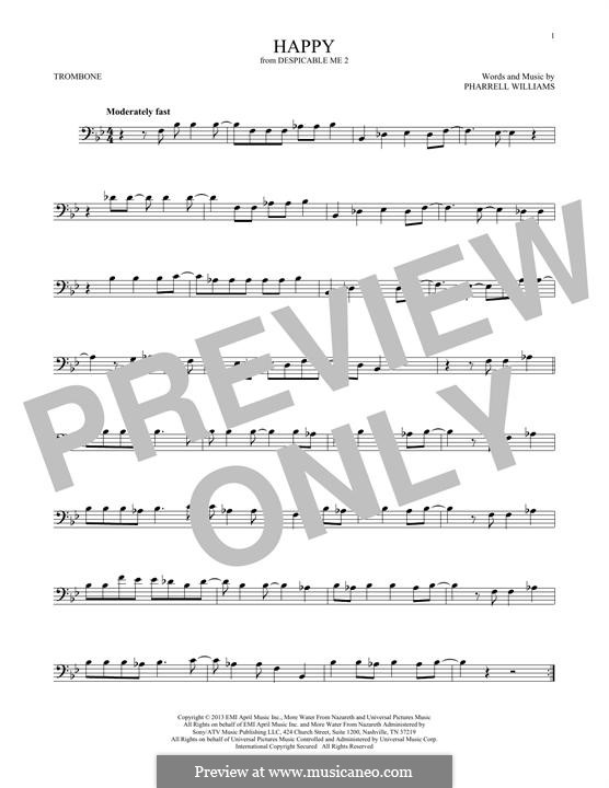 Instrumental version: For trombone by Pharrell Williams